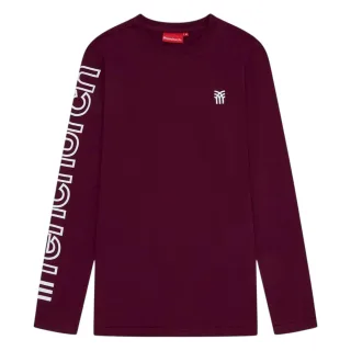 Fenchurch - "Walsh" T-Shirt für Herren, Regulär (Burgunderrot)