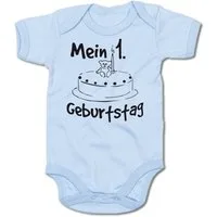G-graphics Kurzarmbody Mein 1. Geburtstag Baby Body mit Spruch / Motiv / Aufdruck • zum ersten Geburtstag