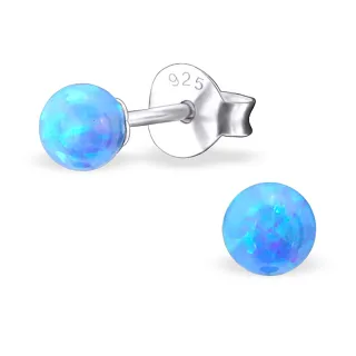 Kugel Ohrringe aus 925 Silber