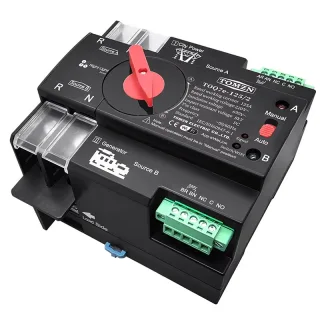 TOMZN eWelink WIFI Smart ATS 2P Timer 230V Dual Power Automatic Transfer Switch Uninterrupted Remote Control 63A 100A 12