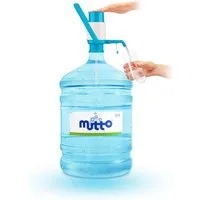 Mutto Trinkwasser Mutto Premium Quellwasser 19 Liter + manuelle HANDPUMPE