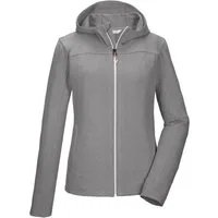 Killtec Fleecejacke KOS 49 WMN FLC JCKT Fleecejacke mit Kapuze, Kinnschutz und Eingrifftaschen