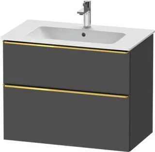 Duravit D-Neo Waschtischunterbau wandhängend Graphit Matt 810x462x625 mm - DE4362034490000 DE4362034490000