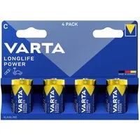VARTA Varta VARTA Longlife Power C Blister 4 Baby (C)-Batterie Alkali-Mangan Batterie