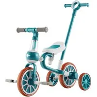 COSTWAY Dreirad 4 in 1 Laufrad, verstellbar, von 2-4 Jahren, bis 30kg