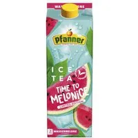 Pfanner Tee, Pfanner Eistee Wassermelone mit süß-frischem Geschmack Packung 2000ml