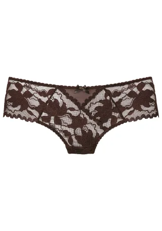 LASCANA - LASCANA Stringpanty chocolate - Gr. - 46