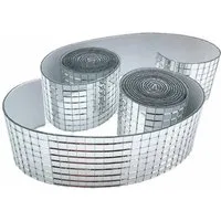 Armena Spiegelfliesen Mosaikfliesen selbstklebend Basteln DIY 2 Rollen 5x5mm