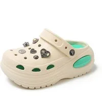 HUSK'SWARE Clog (Lässiger, lockerer Stil, EVA abriebfeste Sohle) Bequemer Stoff, hautfreundliches Innenfutter