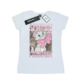 Disney - "Aristocats Marie Simply Purrfect Homage" T-Shirt für Damen (Weiß)