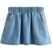 Next Jeansrock Jeansrock mit Knopfdetail (1-tlg)