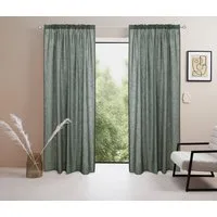 LeGer Home by Lena Gercke Gardine Marusha (1 St), Stangendurchzug, halbtransparent, Leinenoptik, grob gewebt, verschiedene Größen