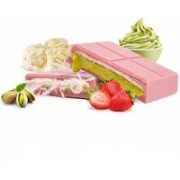 We_Natur Schokolade Schokolade-Schokolade mit Pistazien, Erdbeergeschmack, Pişmaniye 180g, 180 g