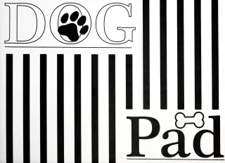 Dog Pad - STRIPES WEIß