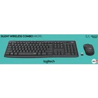 Logitech Set Maus und Tastatur MK295 Wireless kabellos grafit 920-009794 Tastatur- und Maus-Set