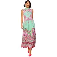 Love & Roses Maxikleid Love & Roses Maxikleid mit Schleife, Petite (1-tlg)