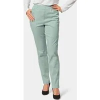 GOLDNER Schlupfhose Baumwollhose mit Dehnbund Stoffhose mit Eingrifftaschen, Gürtelschlaufen und Knöchellänge