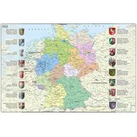 Idena Schreibtischunterlage Deutschlandkarte