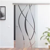 AMOD Glasschiebetür M6-ASE / SoftClose (SlimLine / SoftClose-Selbsteinzüge, Komplett Set), mit Griffmuschel