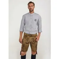 Spieth & Wensky Trachtenhemd FCB-Gerold-Hemd LA mit Bruststickerei