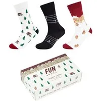 Fun Socks Sneakersocken motifs (3-Paar) mit elastischem Bund