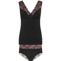Evoni Set: Tanktop Damen Elegantes Unterwäsche