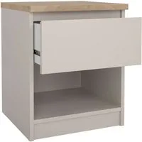 Home affaire Nachttisch Naia, Nachtkommode, Nachtschrank, Beistelltisch, mit 1 Schublade, Breite 40 cm, Höhe 50 cm