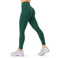 Smilodox Leggings Azura, Push Up Booy Fitnessleggings mit Schriftzug Sport & Alltag Scrunch Butt Squat-Sicher High Waist Seamless Yoga Gymhose Blickdicht