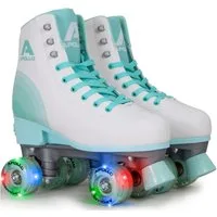 Apollo Rollschuhe Retro Discoroller, verstellbare Disco Roller Skates, größenverstellbar Rollerskates, Retro Design