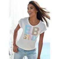 Elbsand Print-Shirt Eldis mit Logodruck, Kurzarmshirt, sommerlich-casual