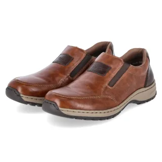 Rieker Slipper  Braun - Gr. 40 -  Textil und Synthetik