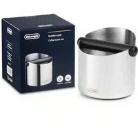 De'Longhi Ausklopfbehälter Knock Box Abklopfbehälter, 12,8cm, rostfreier