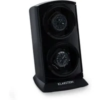 Klarstein Uhrenbeweger St. Gallen Premium Uhrenbeweger 2 Uhren 4 Stufen LED Acrylglas, Uhrenkasten Watchwinder für Automatikuhren mit Sichtfenster leise