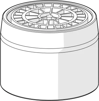 Hansa Luftsprudler HANSA 1003610V M22x1 STD, PL HC A Laminar verchromt, 1003610V 1003610V