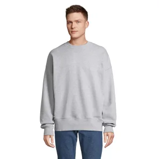 SOLS - "Authentic" Pullover Rundhalsausschnitt für Herren/Damen Unisex (Grau meliert)