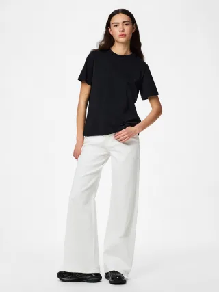 PIECES - PCRIA SS SOLID TEE JRS NOOS BC Black - Gr. - M