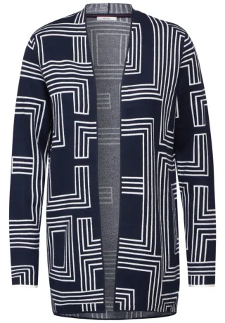 Cecil - Offener Cardigan blau - Gr. - S