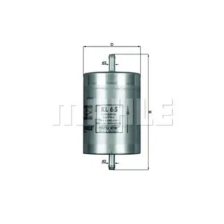Mahle Kraftstofffilter Daewoo Mercedes Ssangyong VW