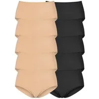 petite fleur by Lascana Taillenslip (10er-Pack) aus elastischer Baumwolle