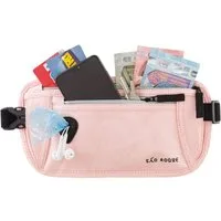 SAO ROQUE Bauchtasche Flache Damen Herren Bauchtasche, Diebstahlsicher RFID Schutz, Vegan, ultraflach, schweiß- und wasserfest, ultraleicht