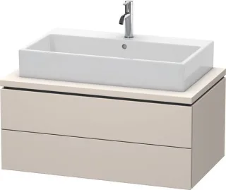 Duravit L-Cube Konsolenwaschtischunterbau wandhängend Taupe Supermatt 920x547x400 mm - LC581808383 LC581808383