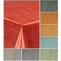 laro Tischdecke Wachstuch-Tischdecke Wachstischdecke Gartentischdecke Leinenoptik