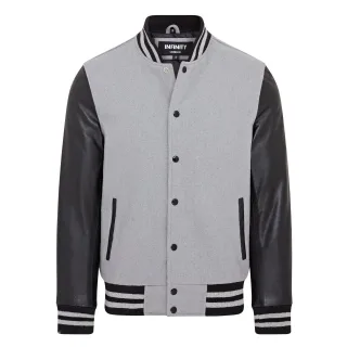 Letterman Baseball Bomberjacke aus Wolle und Leder im College-Stil - Genua