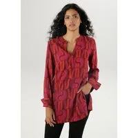Aniston SELECTED Longbluse mit asymmetrischem Saum und extra langen Manschetten