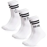 OCCULTO Tennissocken Damen & Herren Abi Tennissocken 3er Pack (Modell: Abi) (3-Paar)