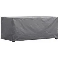 PEREL Bogenhülle Perel Schutzhülle für Tische bis zu 160 cm, Grau, rechteckig, 145 cm x