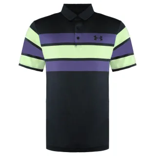 Under Armour Callared Black/Purple Herren Playoff Polo -Hemd 1327037 041