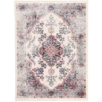 carpetfine Teppich Phoenix, rechteckig, Höhe: 6 mm, Vintage Orient Look, mit Fransen, Wohnzimmer