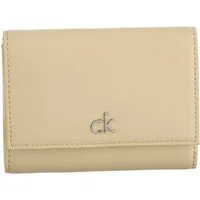 Calvin Klein Geldbörse CK RE-LOCK MEDIUM TRIFOLD, Damen Portemonnaie, Geldbeutel mit CK-Logoemblem