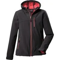 Killtec Softshelljacke Girls Softshelljacke Wasserabweisend, verstellbare Kapuze u Ärmel, Fleece-Innenfutter